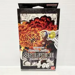 One Piece Car Game: Absolute Justice Starter Deck [ST-06] - Factory Sealed - Image 1
