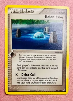 Holon Lake 87/110 | EX Holon Phantoms | 2006 Vintage Non Holo Pokemon Card | LP - Image 1