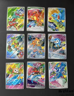 Pokemon First Partner Illustration box ALL PROMOS (9 cards) - Image 1