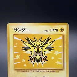 Zapdos No. 145 ANA Nippon Airlines Vintage Promo Japanese Pokemon Card 1999 - HP - Image 2