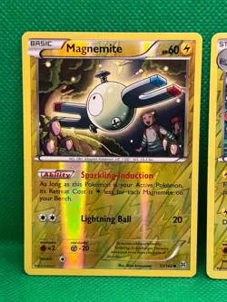 Pokemon Tcg Magneton 53/162 & Magnemite 51/162 Reverse Holo XY Breakthrough - Image 2