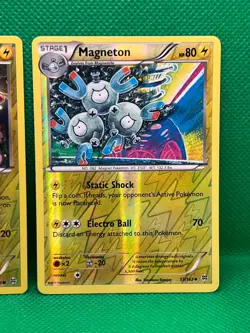 Pokemon Tcg Magneton 53/162 & Magnemite 51/162 Reverse Holo XY Breakthrough - Image 3