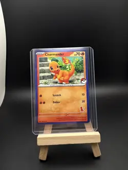 Pokemon TCG - Charmander - My First Battle - Blue Border - Pokeball Stamp - NM - Image 1