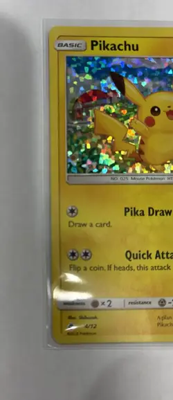 Pikachu (4/12) McDonald's Promos: 2018 Collection​ - Near Mint Holofoil Pokemon - Image 3