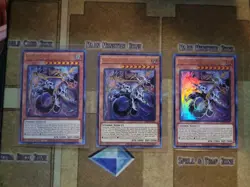YUGIOH 3X DOOMKING BALERDROCH GFP2-EN113 ULTRA 1ST ED NM - Image 1
