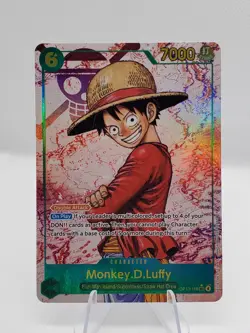 Monkey D. Luffy OP13-118 SEC Alt Art One Piece TCG Carrying On His Will English - Image 1