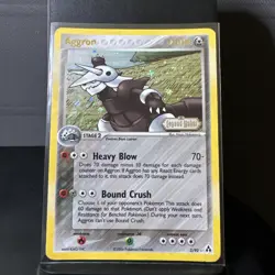Pokemon Aggron EX Legend Maker Holo Card 2/92 Reverse Stamp - Image 1