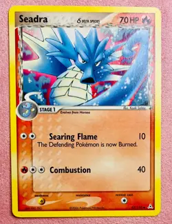 Seadra 52/110 | EX Holon Phantoms | 2006 Vintage Non Holo Pokemon TCG Card | LP - Image 1