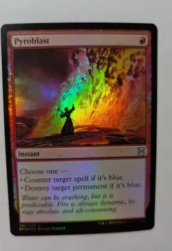 1x Pyroblast Foil EMA NM - Magic MTG EMA x1 - Image 1