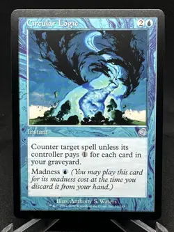 MTG Torment --- CIRCULAR LOGIC --- NM Magic the Gathering Vintage Counterspell - Image 1