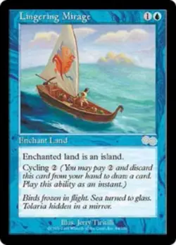 Lingering Mirage x4 Urza's Saga MtG NM - Image 1