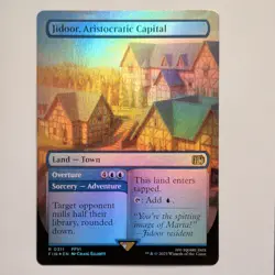 Wizards Jidoor Aristocratic Capital Final Fantasy 0311 Blue Borderless Foil 2023 - Image 1