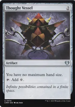 Thought Vessel Commander Masters Regular - NM #414 MTG CMM - Image 1