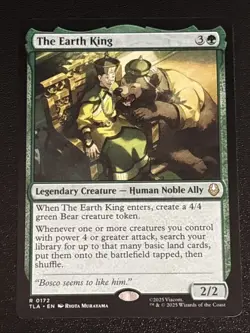 MTG Avatar: The Last Airbender The Earth King 0172 NM Rare - Image 1