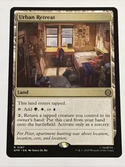 MTG Universes Beyond: Spider-man Urban Retreat 0187 NM Rare - Image 1