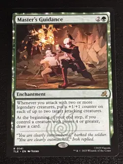 MTG Avatar: The Last Airbender: Eternal-Legal Master's Guidance 0141 NM Rare - Image 1