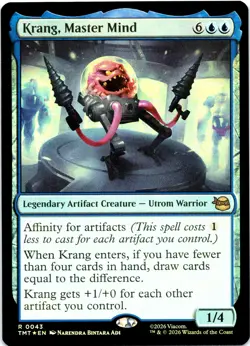 Krang, Master Mind (Foil) - #43 - Rare - Teenage Mutant Ninja Turtles - TMT - Image 1