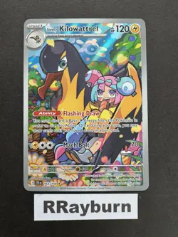 Pokemon Iono's Kilowattrel 163/159 Sv09: Journey Together Ultra Rare Holo - Image 1