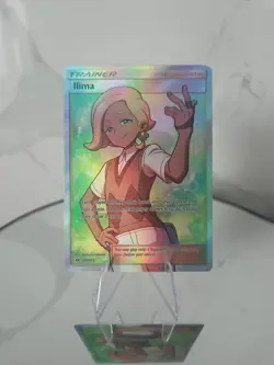 Ilima 146/149 Ultra Rare Sun & Moon Base Pokemon Card - MP/HP 🍬 - Image 1