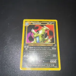 Pokemon Tyranitar #31/75 Non-Holo Rare - 2001 Unlimited Neo Discovery - HP Cond. - Image 1