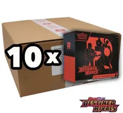 Pokemon TCG English SV10 Destined Rivals Elite Trainer Box ETB Case Sealed - Image 1