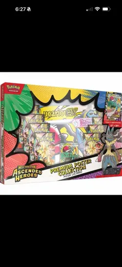 Pokemon Ascended Heroes Premium Poster Collection(Mega Lucario) - Image 1