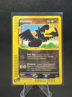 Murkrow Reverse Holo 79/144 Skyridge Pokemon 2003 - Image 1