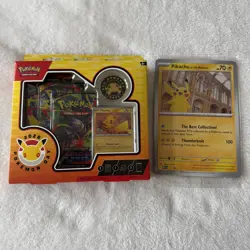 Pokemon Day 2026 Collection Box 30th Anniversary & Pikachu Natural History Jumbo - Image 1