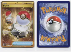 SWITCH 206/165 HYPER RARE 151 POKEMON LIGHTLY PLAYED - Image 4