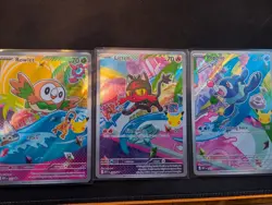 Pokemon 2026 First Partners Illustration Collection Promo Alola Starters - Image 1