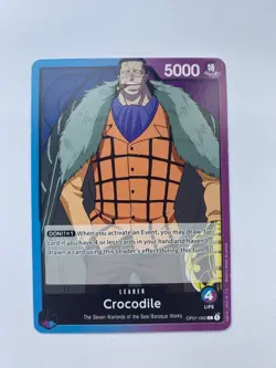 OP01-062 Crocodile Leader English One Piece TCG Card - Image 1
