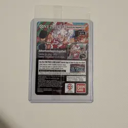 One Piece CCG Monkey.D.Luffy Promo Holo College Basketball P-055 - Image 2