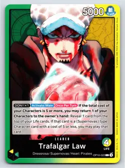 One Piece - OP10-022 - Trafalgar Law (022) - L - US Seller - Image 1