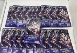 ONE PIECE TCG: OP-14 THE AZURE SEA'S SEVEN SLEEVED BOOSTER PACK SEALED LOT OF 20 - Image 1