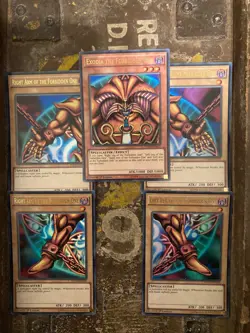 Exodia the Forbidden One FULL SET - YGLD Ultra Rare LP Yugioh Cards - Shiny - Image 1