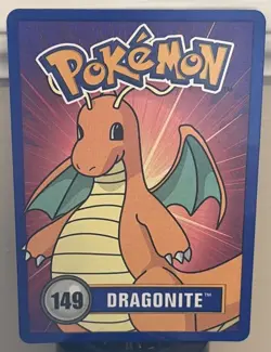 Dragonite #149 Pokemon Rolls 1999 Nintendo Promo Sticker Card - Image 1