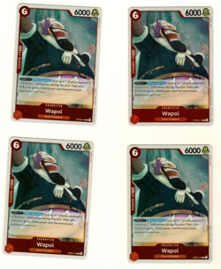 Set Of 4 Wapol OP08-014 Foil Two Legends One Piece Trading Card - Image 1