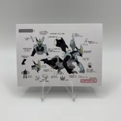 Pokemon Polaroid Black Kyurem Sketch Art Card ZA STUDIO - Image 1