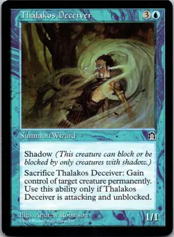 Thalakos Deceiver MTG R Stronghold LP Normal - Image 1