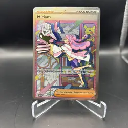 Pokemon Trainer Miriam TCG Holo Card 251/198 SV01 Scarlet & Violet Base Set - Image 1