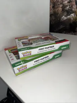 2x Pokemon First Partner Illustration Collection Series 1 New Sealed - In Hand - Image 5