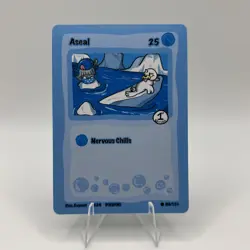 Aseal (Seel) 86/151 - Pokidoki First Edition Fan Art - Pokemon - Image 1