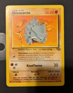 Pokemon TCG - Rhyhorn - Rhinocorne - Jungle - French HP - Image 1