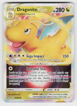 Pokemon GO #050/078 Dragonite VSTAR Holo - Image 1