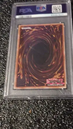 Konami Yu-Gi-Oh! Mobius the Mega Monarch Ghost Rare 1st Ed LVAL-EN040 PSA 6 - Image 2