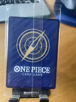 Monkey D. Luffy Japan Expo Promo p-075 Exclusive ONE PIECE TCG Gold Foil FRENCH - Image 2