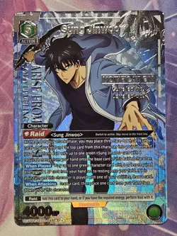 Union Arena Solo Leveling Sung Jinwoo SR* Alt Art UE17BT/SLG-1-048 Foil NM - Image 1