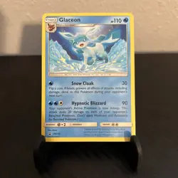 Glaceon SM238 Black Star PROMO Non-Holo Pokemon Card Near Mint NM - Image 1