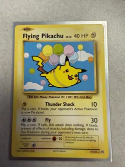 Flying Pikachu 110/108 Evolutions Secret Rare Pokemon card - MINT! - Image 1