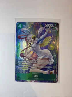 One Piece Card Game Uta Alternate Art OP13-023 SR Carrying On His Will - Image 1